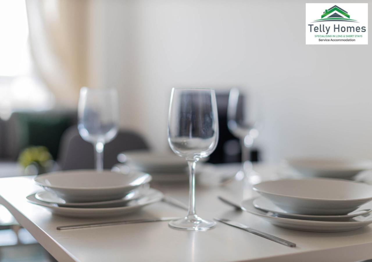 5 Percent Off Weekly And 20 Percent Off Monthly Bookings - Marigold Unit At Telly Homes Limited Birmingham City Centre -2 Bedroom Apartment, Free Wifi Zewnętrze zdjęcie