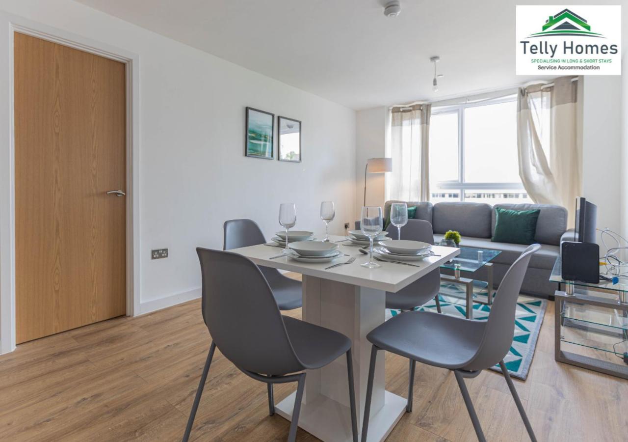 5 Percent Off Weekly And 20 Percent Off Monthly Bookings - Marigold Unit At Telly Homes Limited Birmingham City Centre -2 Bedroom Apartment, Free Wifi Zewnętrze zdjęcie