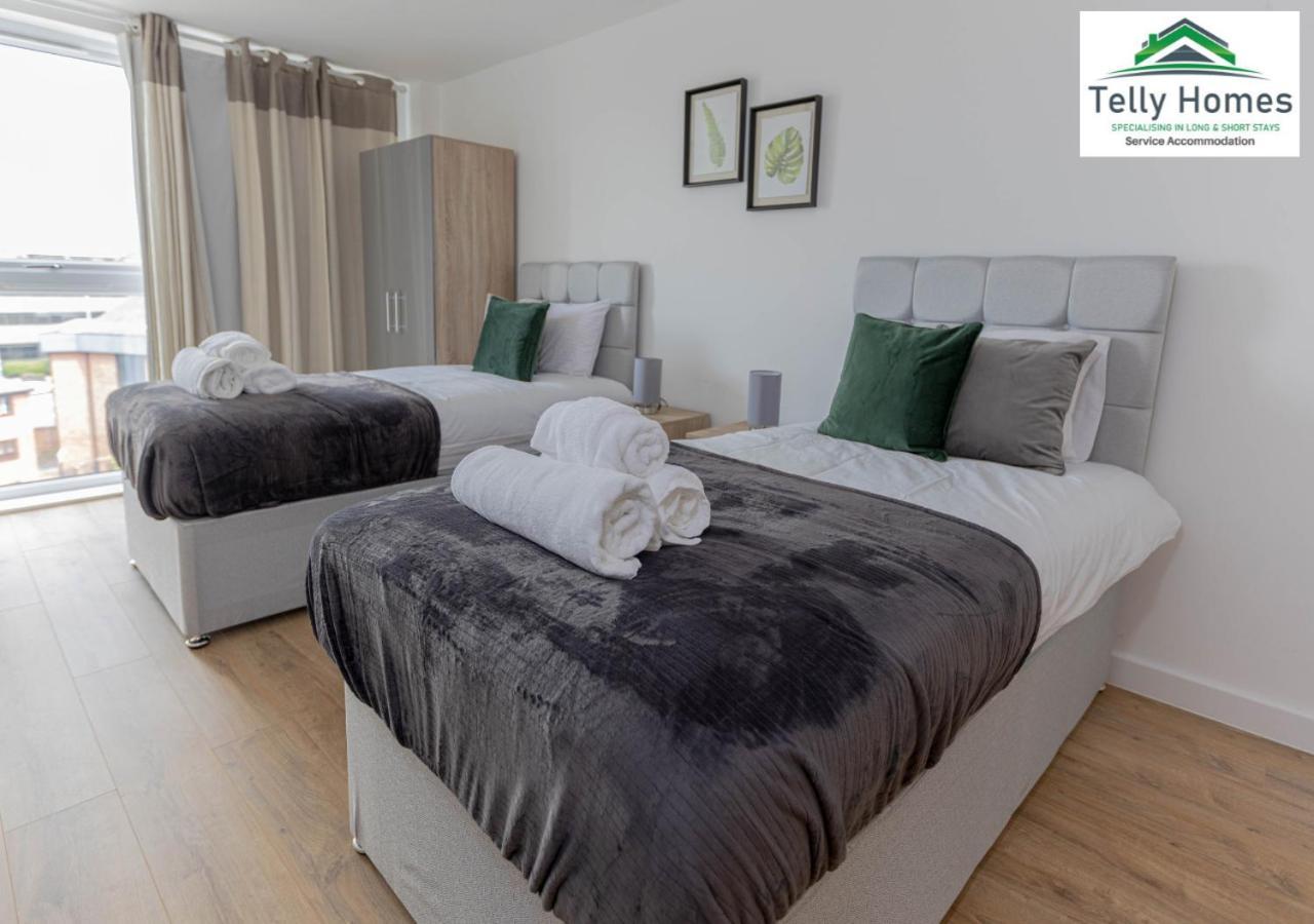 5 Percent Off Weekly And 20 Percent Off Monthly Bookings - Marigold Unit At Telly Homes Limited Birmingham City Centre -2 Bedroom Apartment, Free Wifi Zewnętrze zdjęcie