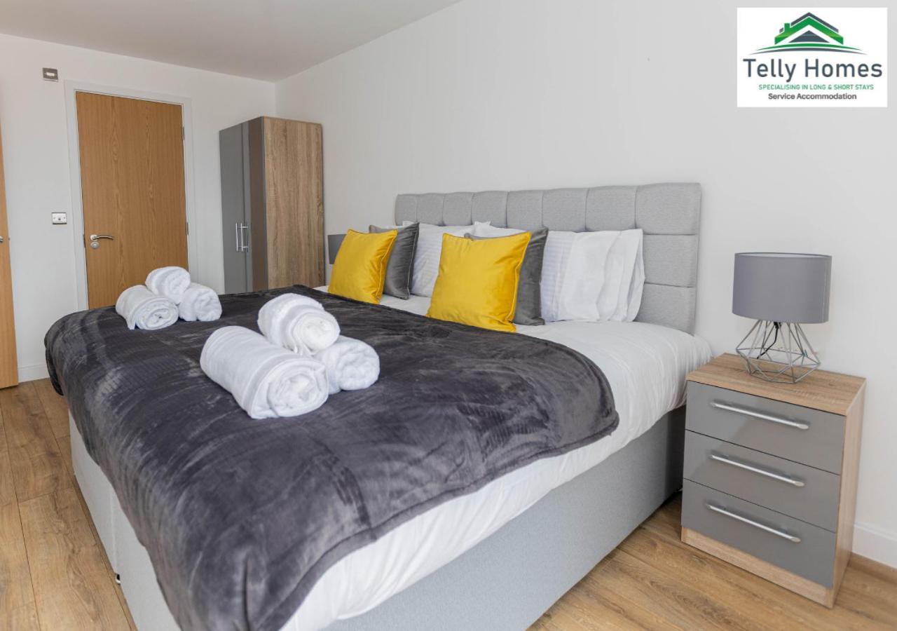 5 Percent Off Weekly And 20 Percent Off Monthly Bookings - Marigold Unit At Telly Homes Limited Birmingham City Centre -2 Bedroom Apartment, Free Wifi Zewnętrze zdjęcie