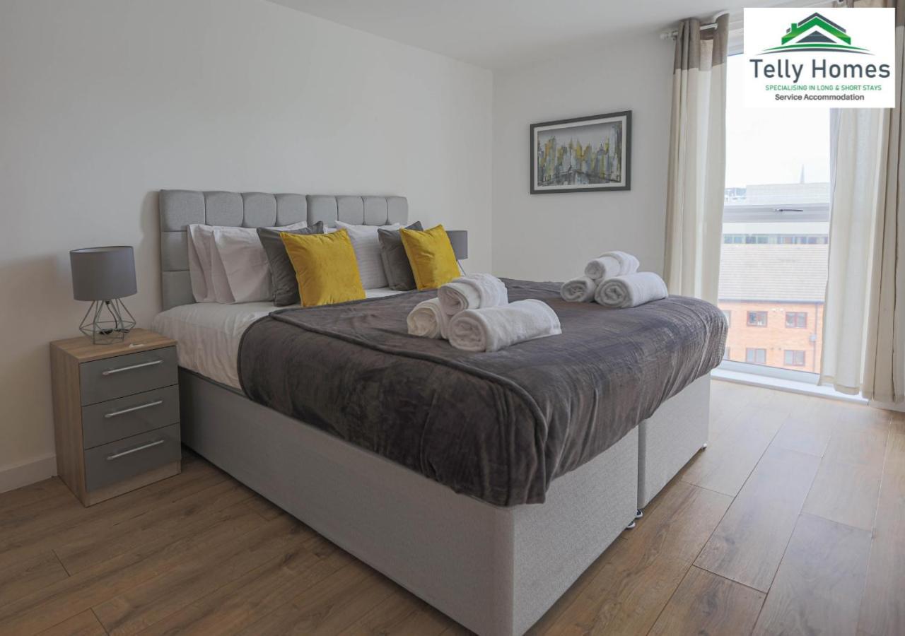 5 Percent Off Weekly And 20 Percent Off Monthly Bookings - Marigold Unit At Telly Homes Limited Birmingham City Centre -2 Bedroom Apartment, Free Wifi Zewnętrze zdjęcie